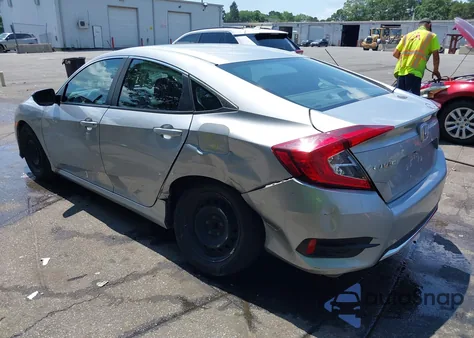 2019 Honda Civic Lx из США, поврежденный, VIN 2HGFC2F68KH581675